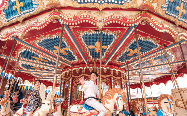 Vòng quay Thiên Mã: Góc sống ảo đậm chất Châu Âu cho tín đồ mộng mơ