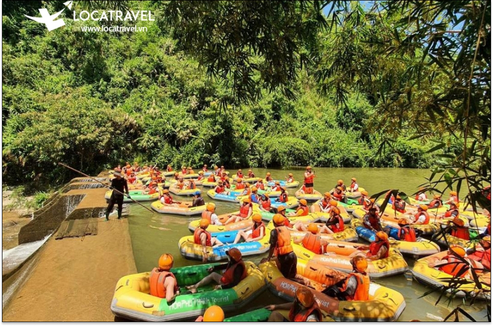 Tour trượt thác Hòa Phú Thành